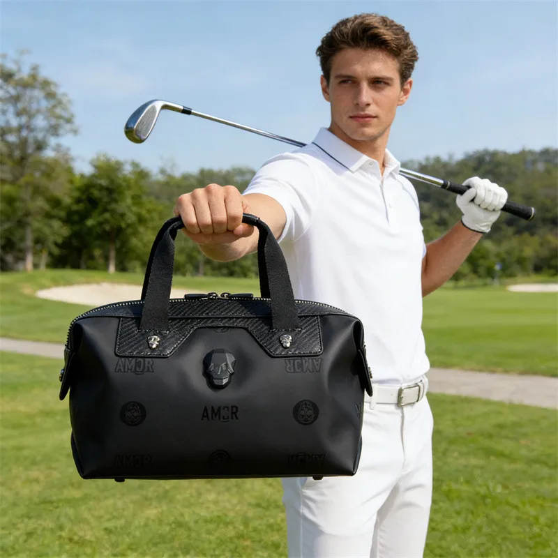 Golf Equipment Korea - ユニセックスハンドバッグ韓国ゴルフウェア男性 2026 高品質ゴルフバッグファッション防水トラベルバッグ女性軽量フィットネスバッグ