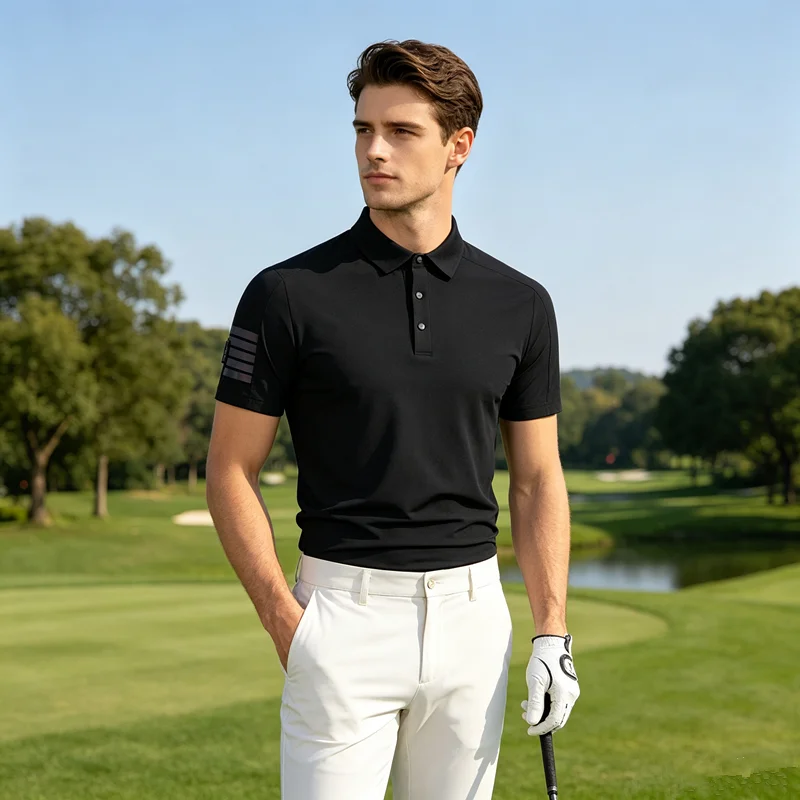 夏ゴルフウェア メンズ 2026 高品質 ゴルフ半袖 ファッ - Golf Equipment Korea のレビューと価格
