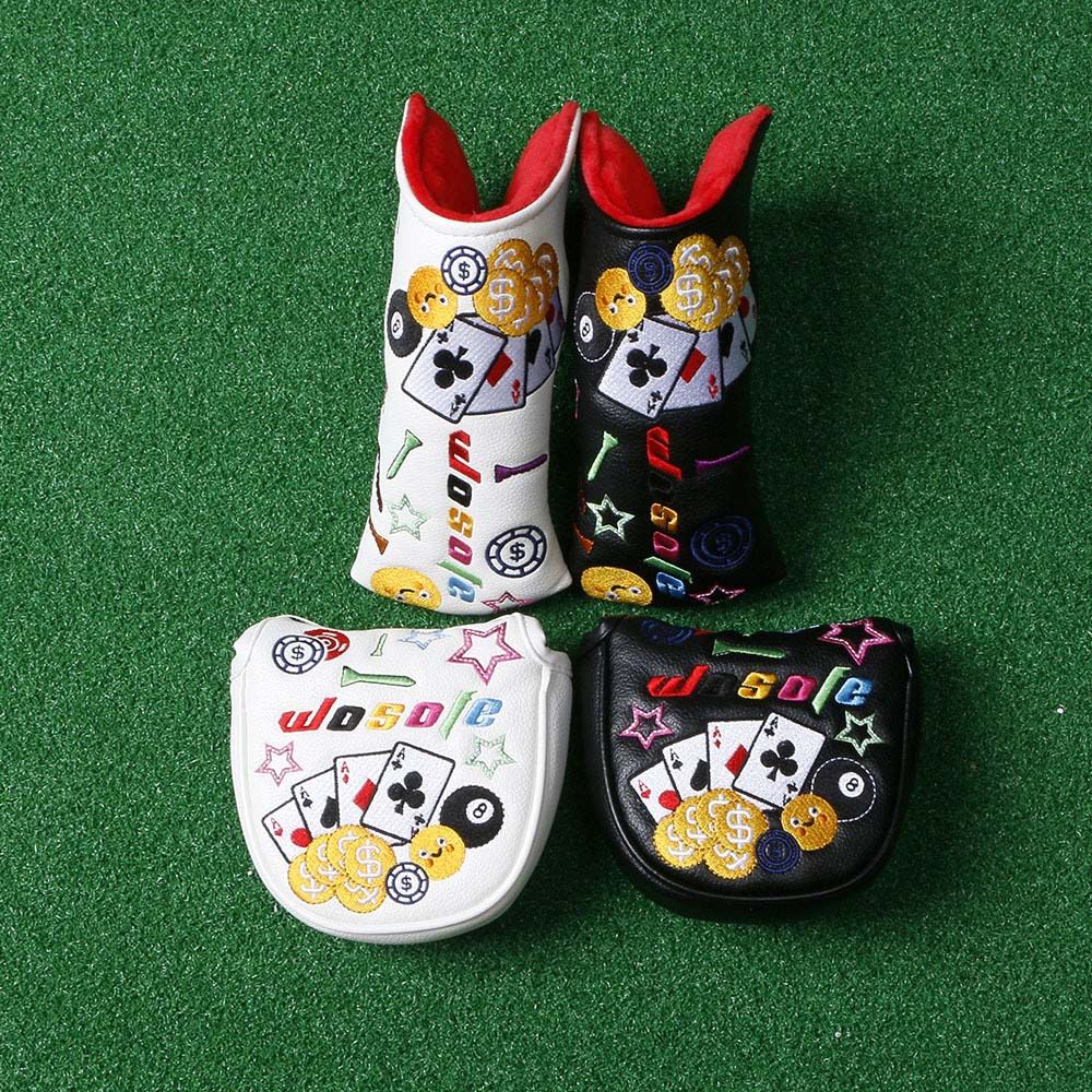 カバー パターヘッドカバー ゴルフマレットパターカバー ゴル - Putter Mallet Blade のレビューと価格