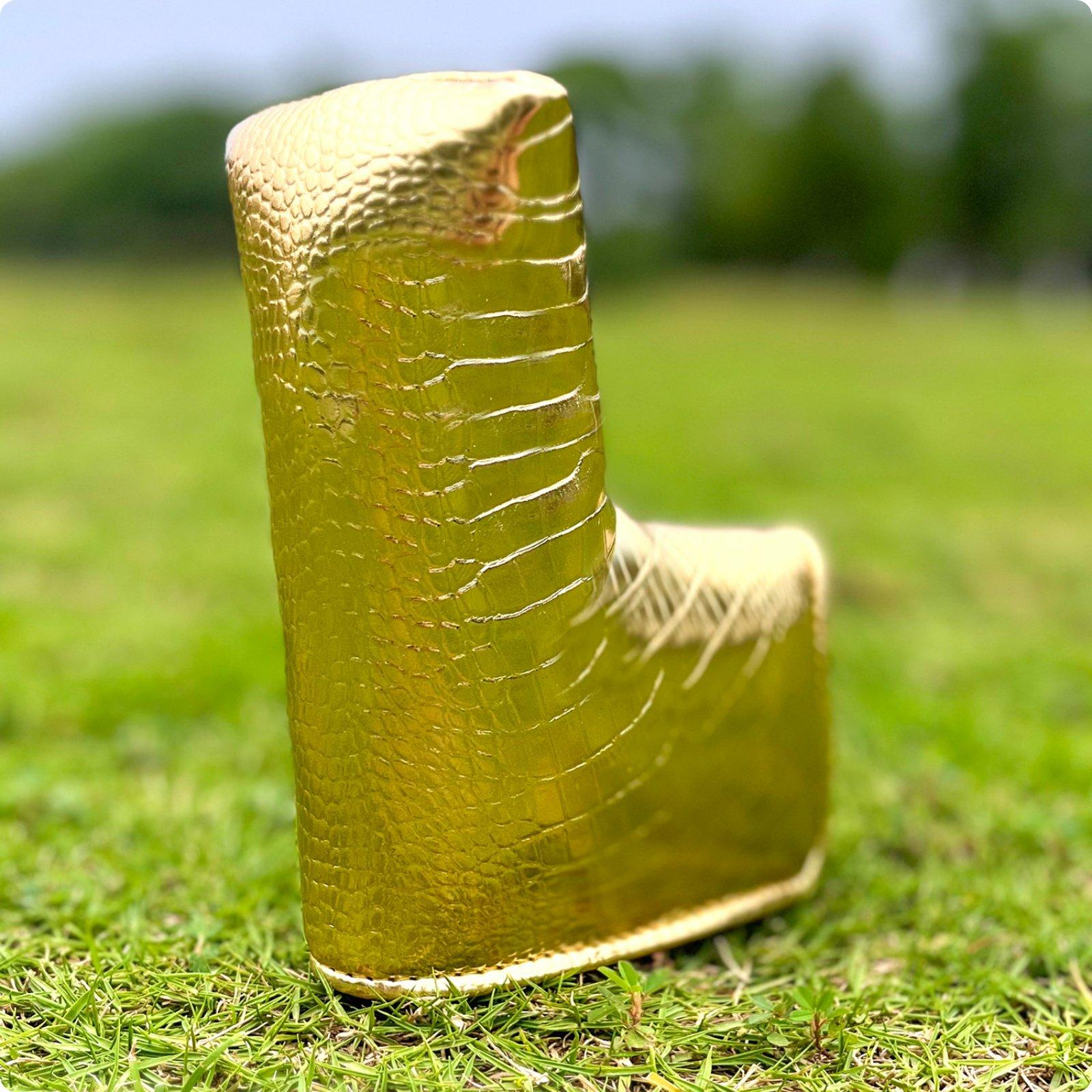 ゴルフパターカバー磁気ヘッドカバーPUレザー厚いクッション防 - Putter Mallet Blade のレビューと価格