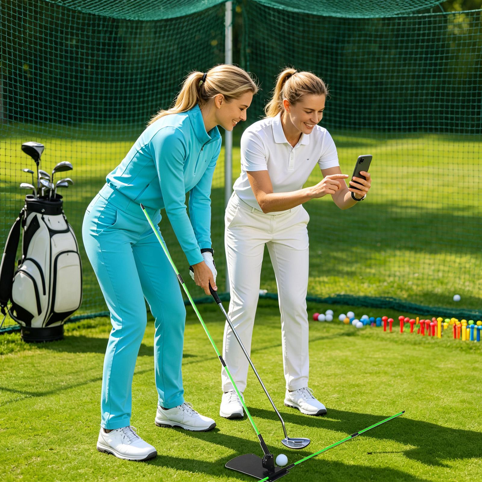 ゴルフスイングプレーントレーナーアライメントポータブルトレー - Golf Equipment のレビューと価格