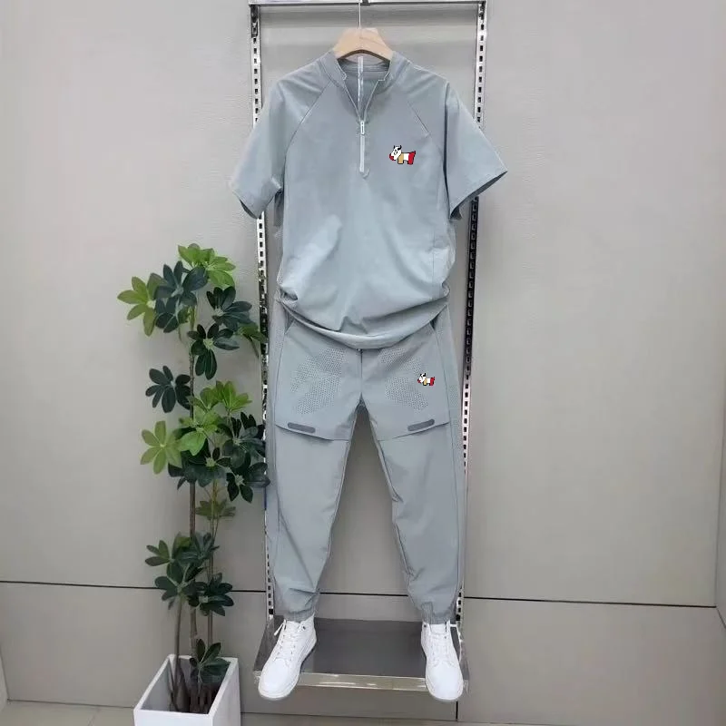メンズゴルフウェア ゴルフTシャツと速乾パンツ2点セット 夏 - Golf Equipment Cheap のレビューと価格
