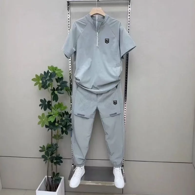 メンズゴルフウェア ゴルフTシャツと速乾パンツ2点セット 夏 - Golf Equipment Cheap のレビューと価格