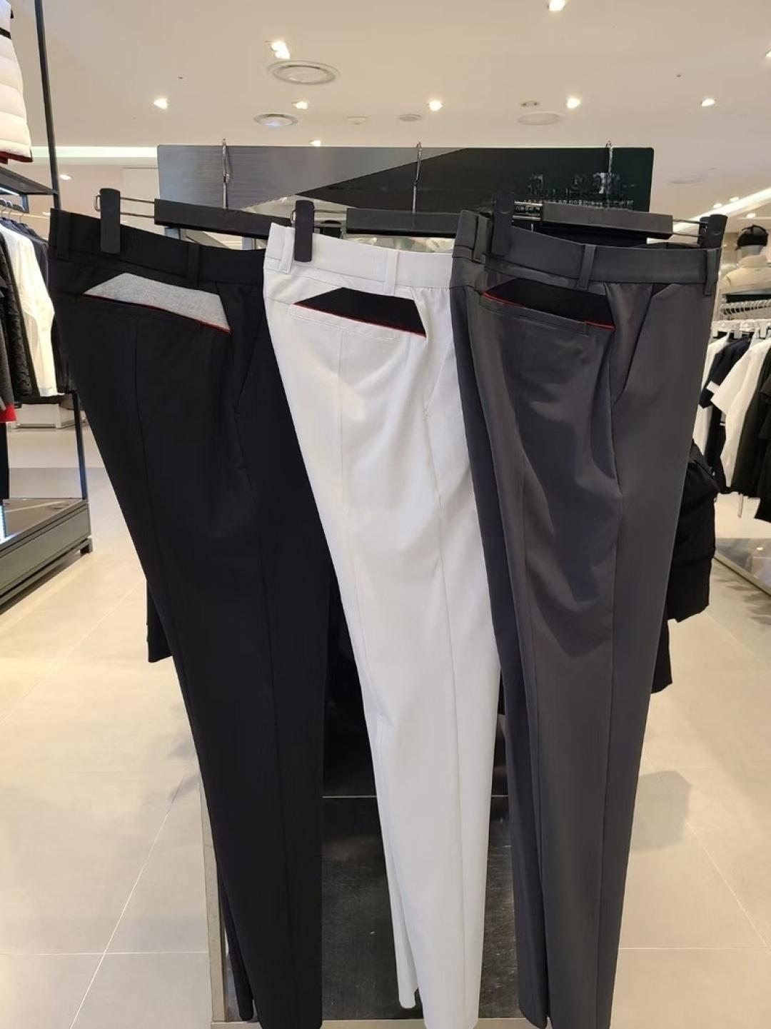 男性用ゴルフストレートレッグロングパンツ シンプルなビジネス - Golf Equipment Cheap のレビューと価格