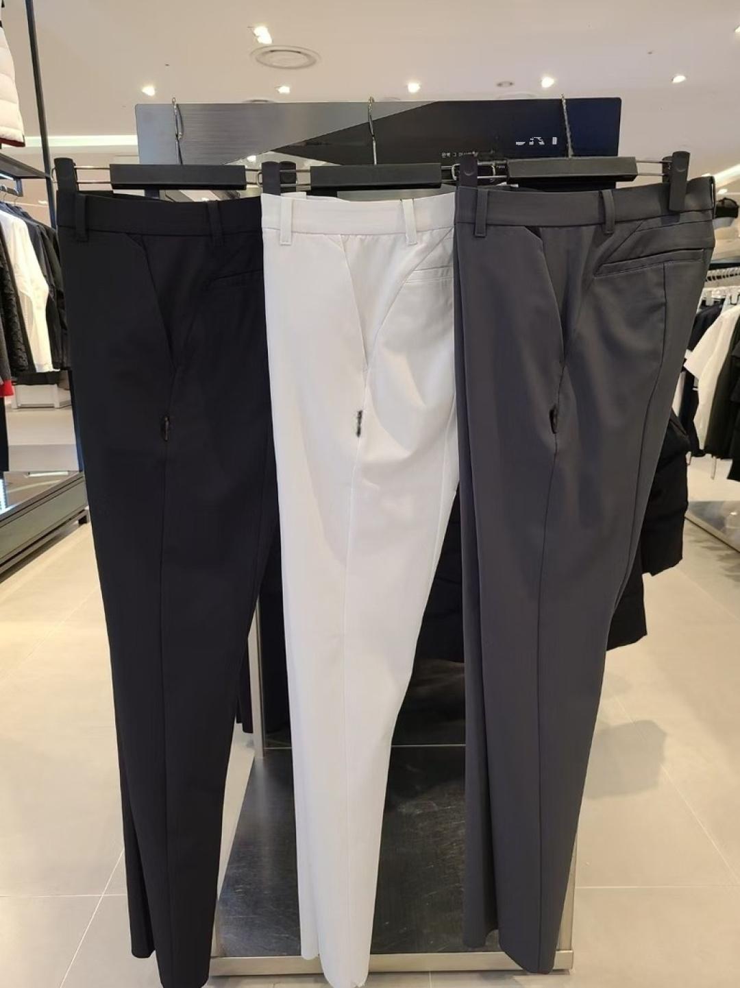 男性用ゴルフストレートレッグロングパンツ シンプルなビジネス - Golf Equipment Cheap のレビューと価格