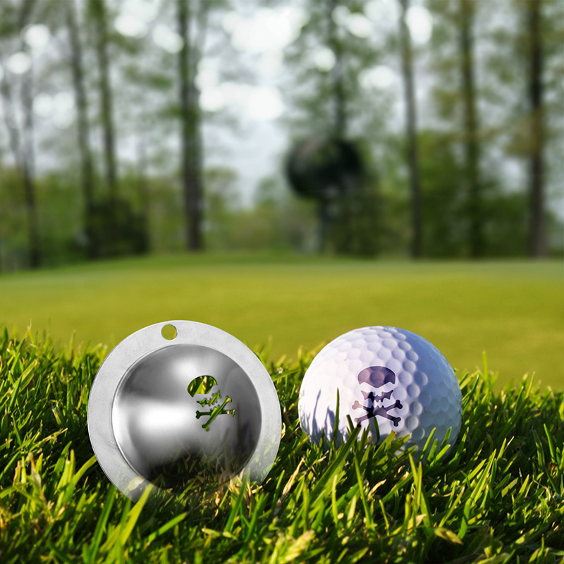ステンレス鋼のゴルフボールラインマーカー、かわいいパターン、 - Ball Marker Set のレビューと価格